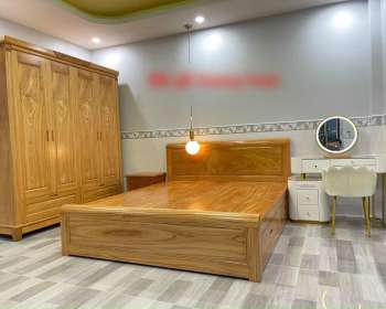COMBO PHÒNG NGỦ GỖ HƯƠNG XÁM TH0021