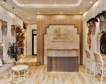 Thiết kế spa Dưỡng Sinh phong cách Luxury cho chị Như ở Quận 3 - HCM với diện tích 550m2