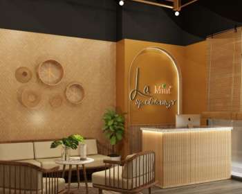 Thiết kế Spa Đông Y La Mine của chị Nguyệt ở Đồng Nai với diện tích 380m2