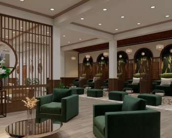 Thiết kế Spa dưỡng sinh phong cách Indochine siêu đẹp tại Đà Nẵng với diện tích 750m2