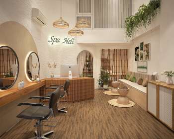 Thiết kế Spa Đông Y Heli sang trọng siêu hot cho anh Nam ở Phan Thiết với diện tích 220m2