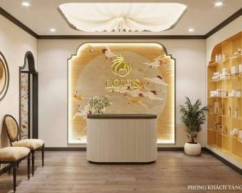 Thiết kế spa dưỡng sinh Louis với diện tích 350m2 tại Quận 2 - HCM