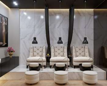 Thiết kế - Thi công tiệm nails nhỏ cho căn hộ tại Quận 10 - HCM