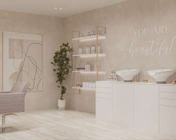 Thiết kế - Thi công một mẫu salon tóc dành cho bạn siêu đỉnh