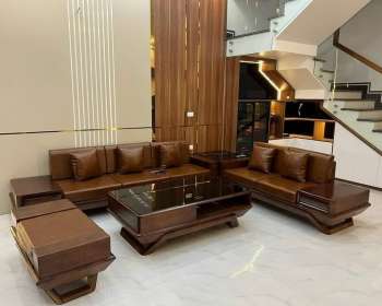 SOFA CHÂN THUYỀN GỖ SỒI NGA SF190
