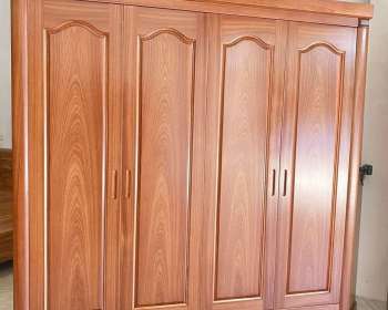 TỦ QUẦN ÁO 4 CÁNH GỖ HƯƠNG ĐÁ TA176