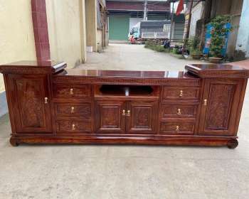KỆ TI VI GỖ HƯƠNG ĐÁ KTV298
