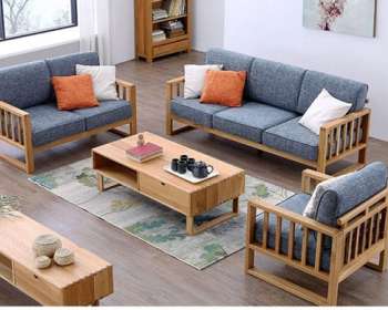 Sofa gỗ sồi Nga BG154