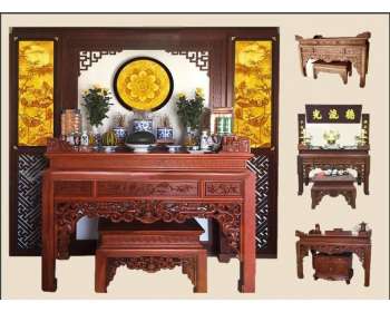 Bàn thờ gỗ hương đá TH003