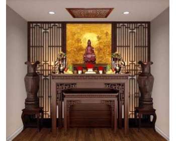 BÀN THỜ GỖ SỒI NGA TH006