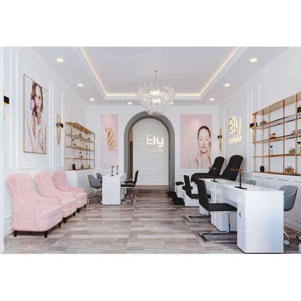 Thiết kế tiệm nails Elys 80m2 tại Quận 12 - HCM TKN004