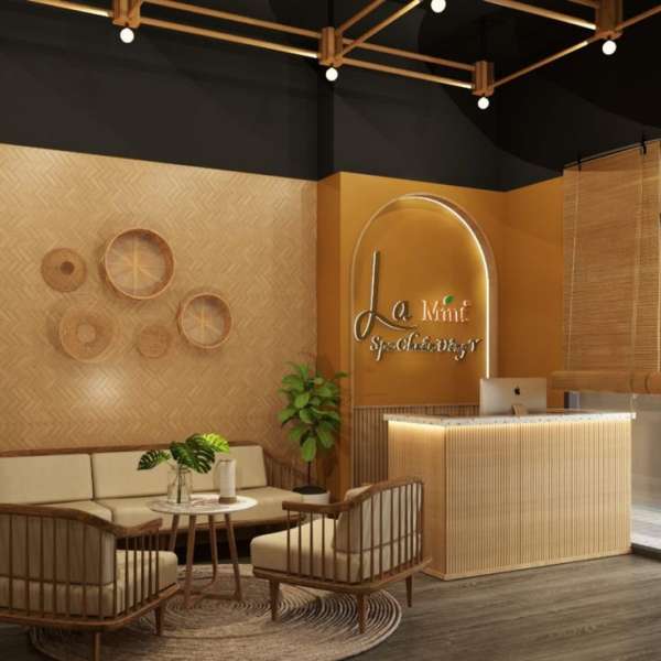 Thiết kế Spa Đông Y La Mine của chị Nguyệt ở Đồng Nai với diện tích 380m2
