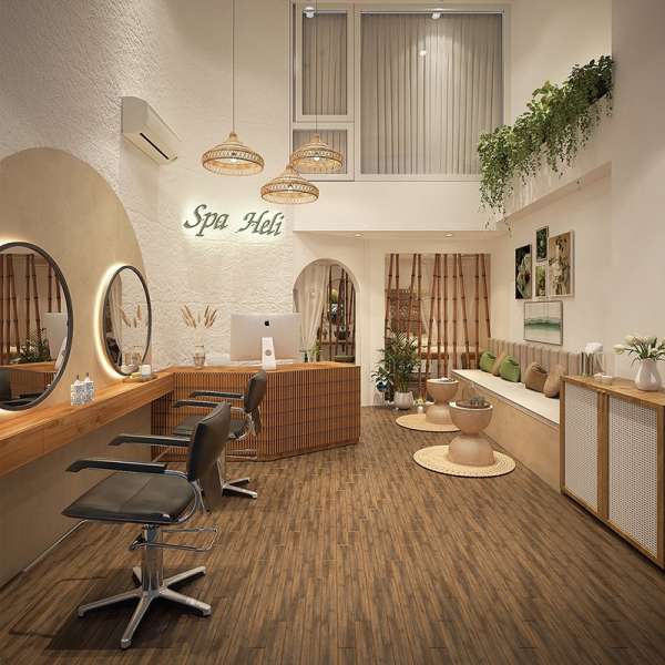 Thiết kế Spa Đông Y Heli sang trọng siêu hot cho anh Nam ở Phan Thiết với diện tích 220m2