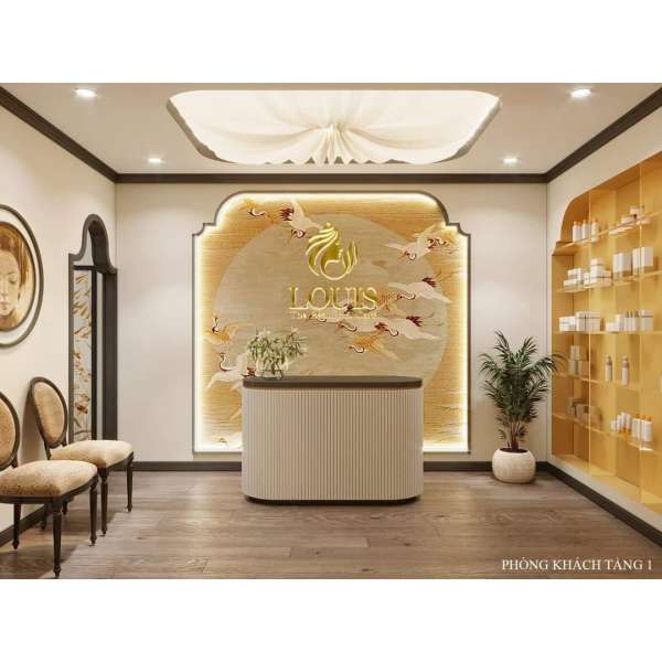 Thiết kế spa dưỡng sinh Louis với diện tích 350m2 tại Quận 2 - HCM