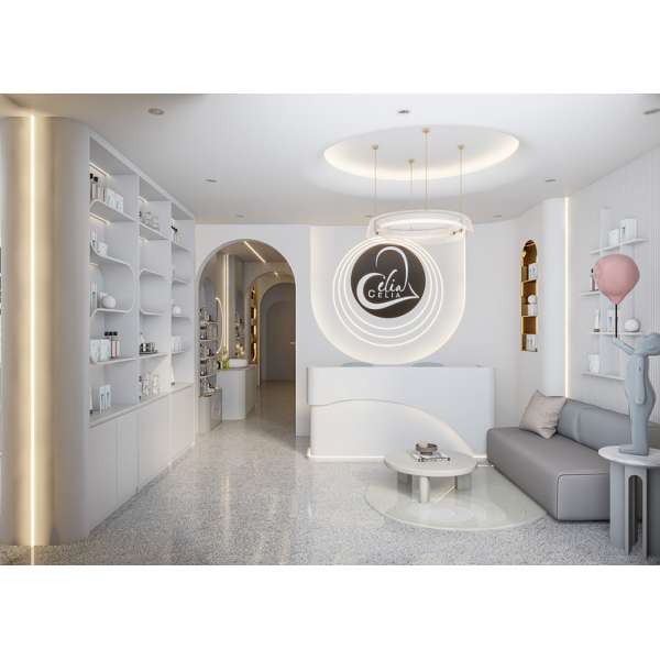 Thiết kế Spa trị mụn siêu hot tại Quận 4 - HCM cho chị Hạnh với diện tích mặt bằng 120m2