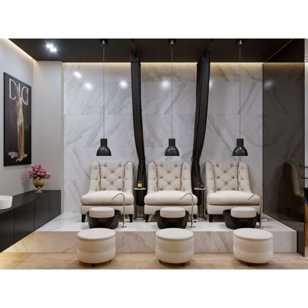 Thiết kế - Thi công tiệm nails nhỏ cho căn hộ tại Quận 10 - HCM