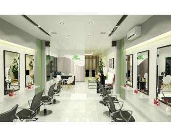 Thiết kế - Thi công tiệm salon tóc phong cách bình dân tại Quận 10 - HCM