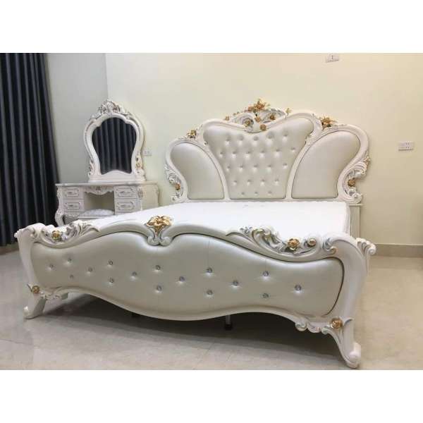 GIƯỜNG NGỦ TÂN CỔ ĐIỂN GIÁ TẠI XƯỞNG SẢN XUẤT T0288