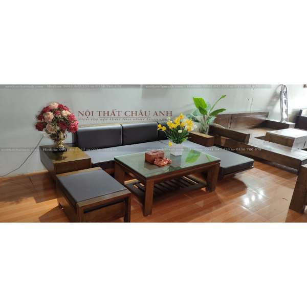 Bộ bàn ghế sofa góc gỗ sồi nga đem lại vẻ đẹp sang trọng, tiện ích cho không gian sống của bạn. Với thiết kế đa dạng và chất liệu gỗ đẹp, sản phẩm này chắc  chắn sẽ mang đến một không gian sống sang trọng, tiện nghi cho ngôi nhà của bạn.