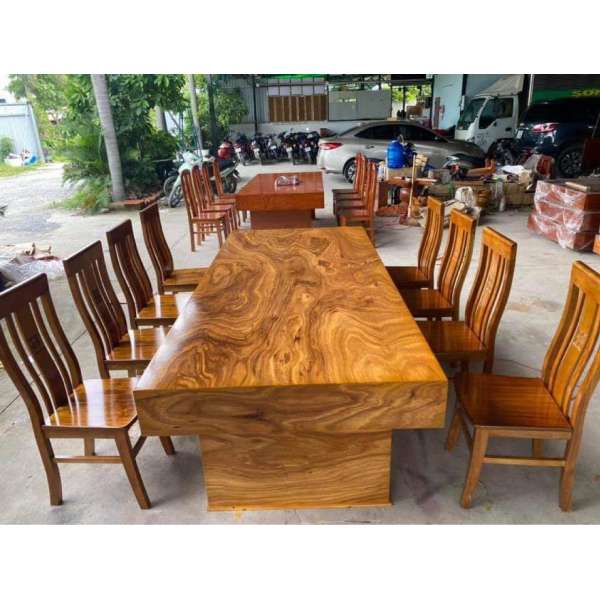 Bộ bàn ăn 10 ghế VIP cho phòng VIP BA009