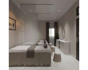 Thiết kế Spa và café sân vườn theo phong cách xanh tại Lạng Sơn với diện tích 247m2
