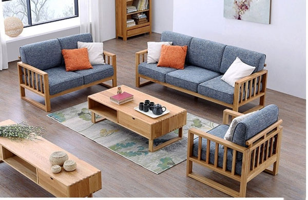 Sofa gỗ sồi Nga BG154