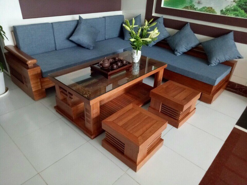 Lựa chọn sofa gỗ phòng khách - Hình 4